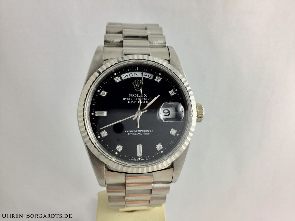 Rolex Day Date 36mm Double Quick 750 Weißgold Referenz 18239 Baujahr ...